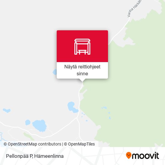 Pellonpää P kartta