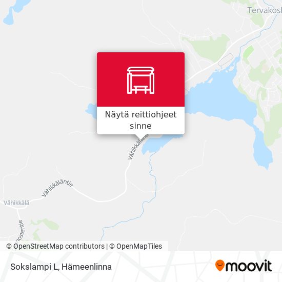Sokslampi L kartta
