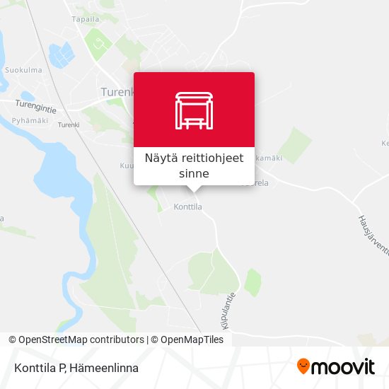 Konttila P kartta