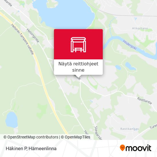 Häkinen P kartta