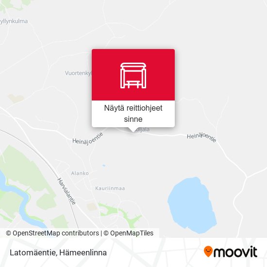 Latomäentie kartta