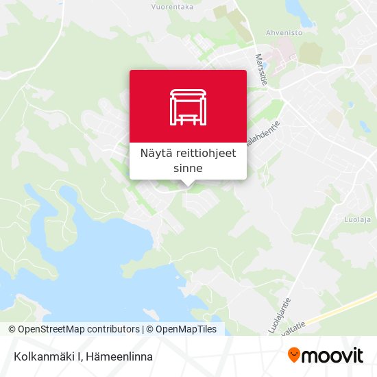 Kolkanmäki I kartta