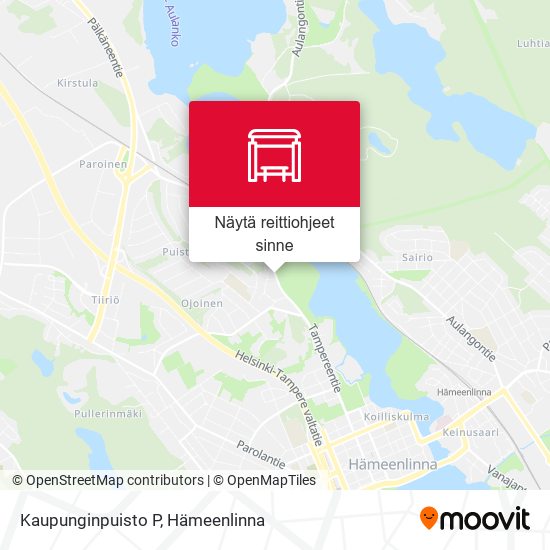 Kaupunginpuisto P kartta