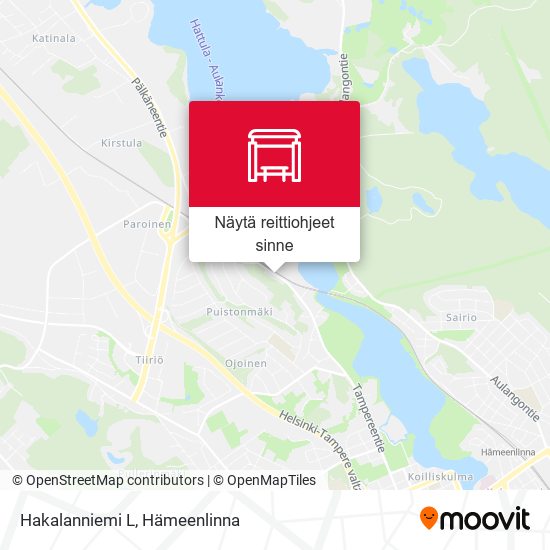 Hakalanniemi L kartta