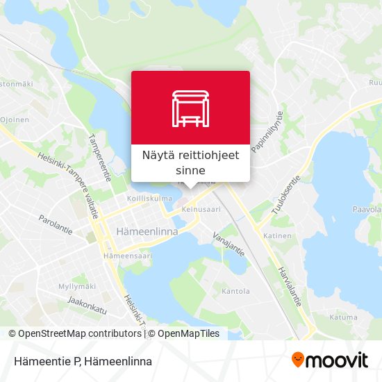 Hämeentie P kartta