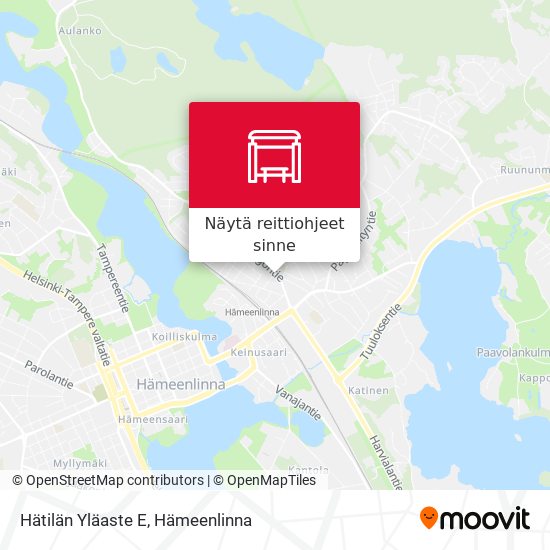 Hätilän Yläaste E kartta