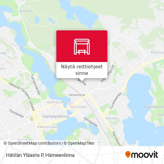 Hätilän Yläaste P kartta