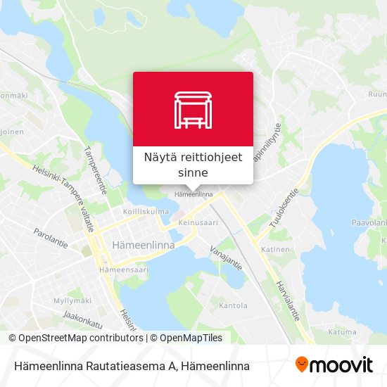 Hämeenlinna Rautatieasema A kartta