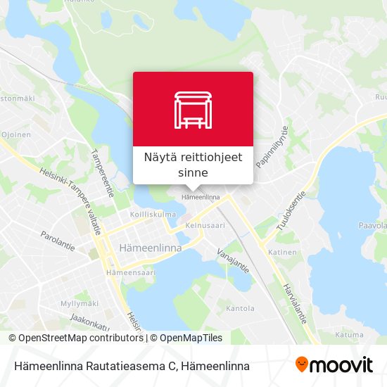 Hämeenlinna Rautatieasema C kartta