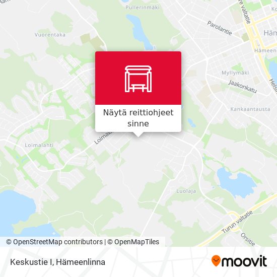 Keskustie I kartta