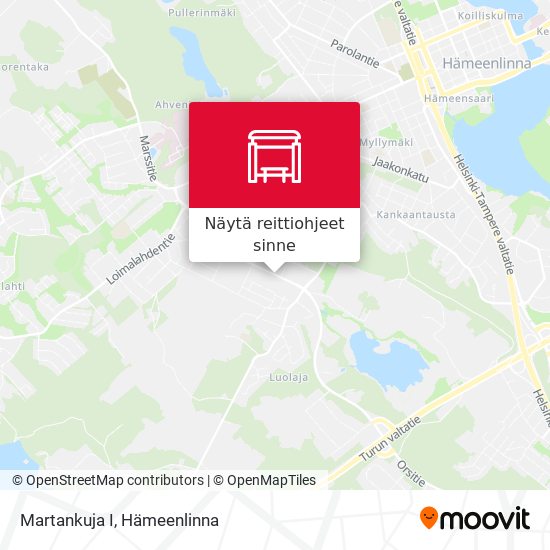 Martankuja I kartta