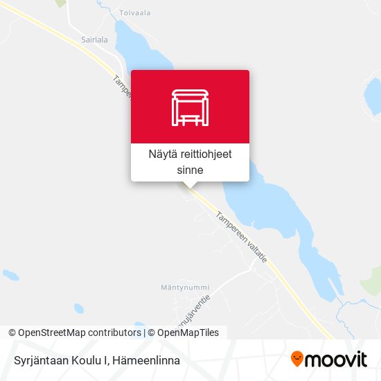 Syrjäntaan Koulu I kartta