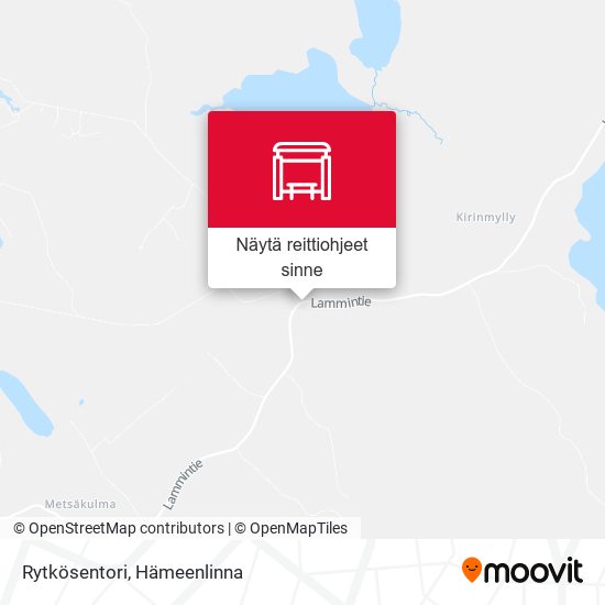 Rytkösentori kartta