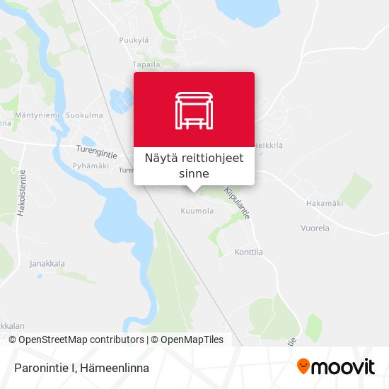 Paronintie I kartta