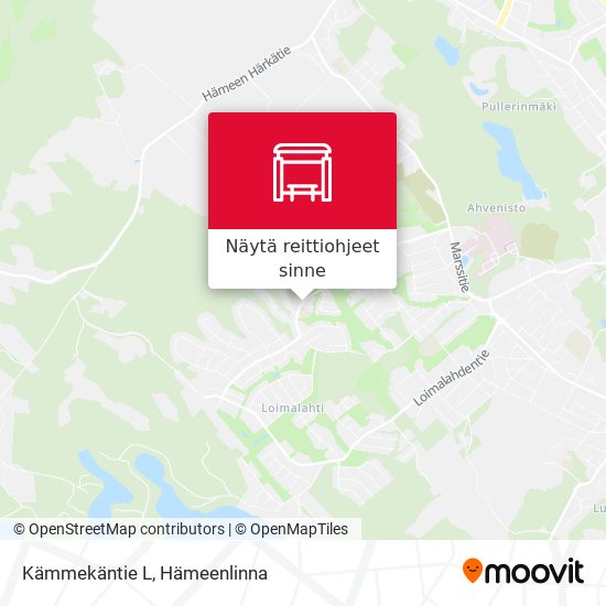 Kämmekäntie L kartta