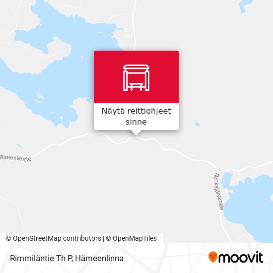 Rimmiläntie Th P kartta