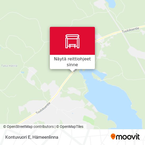 Kontuvuori E kartta