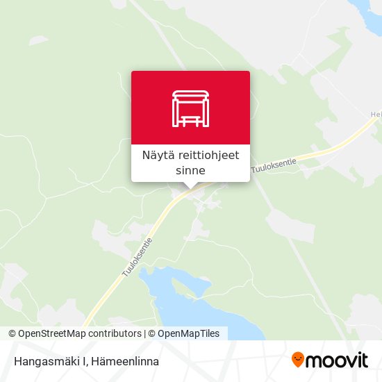 Hangasmäki I kartta