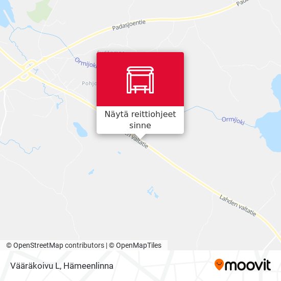 Vääräkoivu L kartta