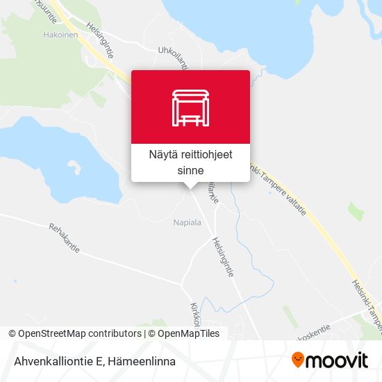 Ahvenkalliontie E kartta