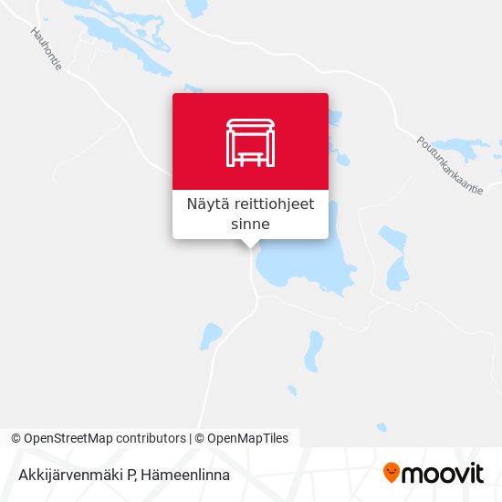 Akkijärvenmäki P kartta