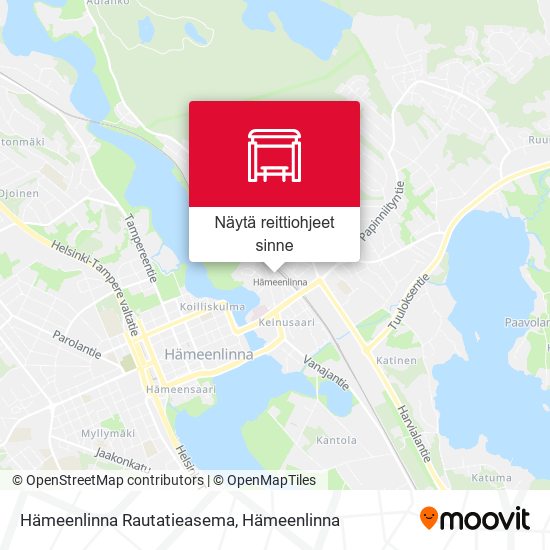 Hämeenlinna Rautatieasema kartta