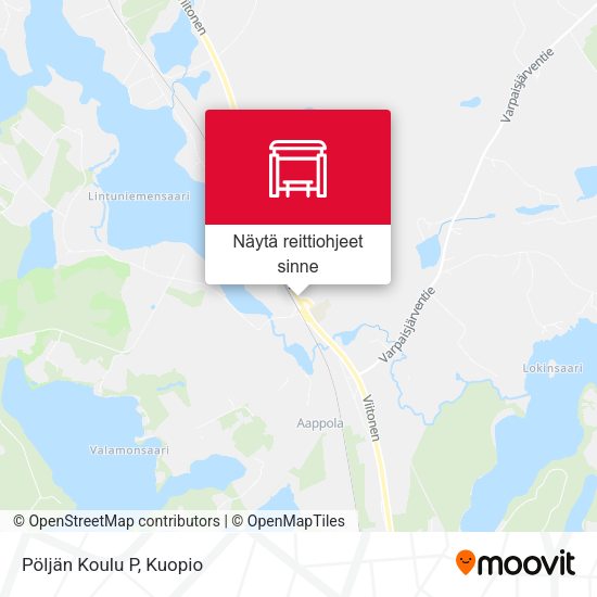 Pöljän Koulu P kartta