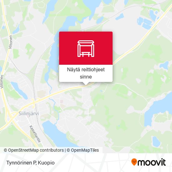 Tynnörinen P kartta