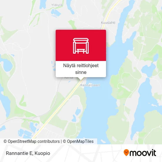 Rannantie E kartta
