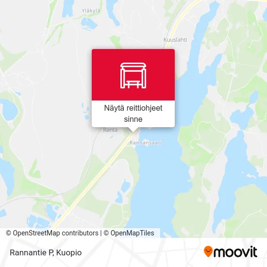 Rannantie P kartta