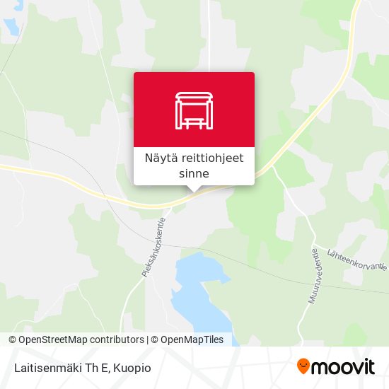 Laitisenmäki Th E kartta