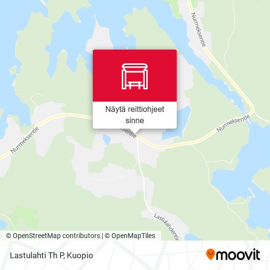 Lastulahti Th P kartta