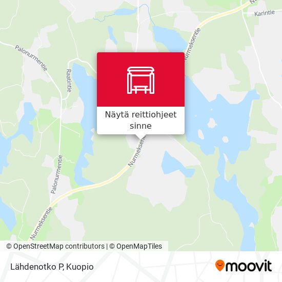 Lähdenotko P kartta