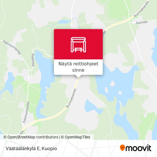 Väätäälänkylä E kartta