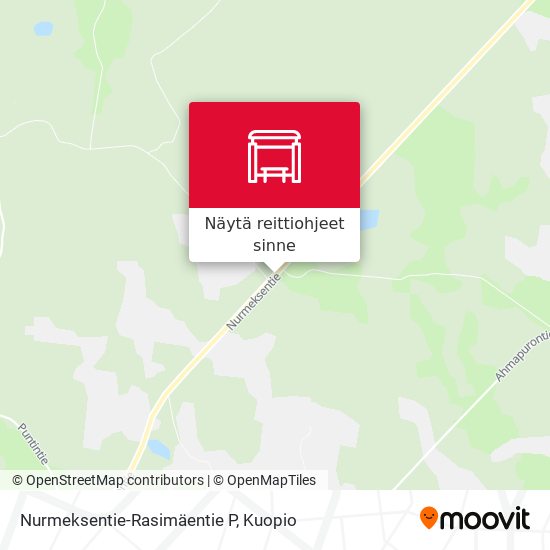 Nurmeksentie-Rasimäentie P kartta