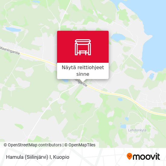 Hamula (Siilinjärvi) I kartta