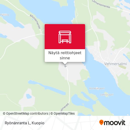 Ryönänranta L kartta