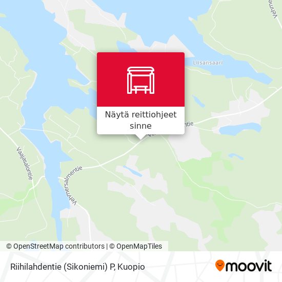 Riihilahdentie (Sikoniemi) P kartta