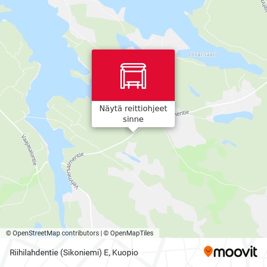 Riihilahdentie (Sikoniemi) E kartta