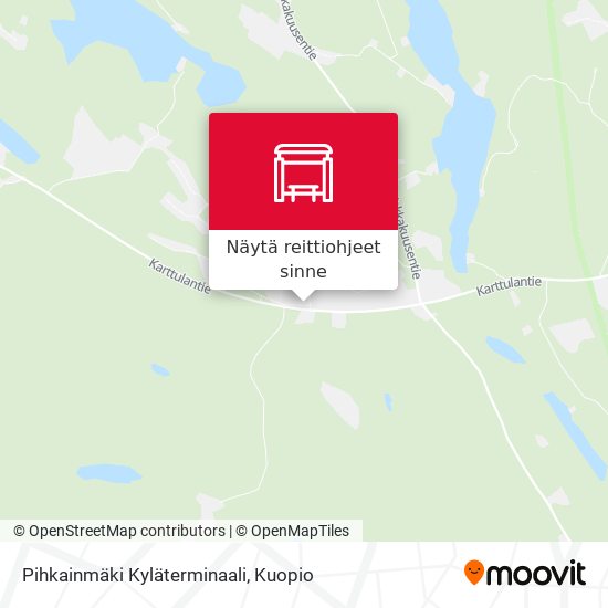 Pihkainmäki Kyläterminaali kartta