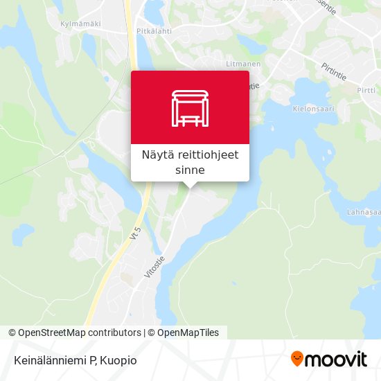 Keinälänniemi P kartta