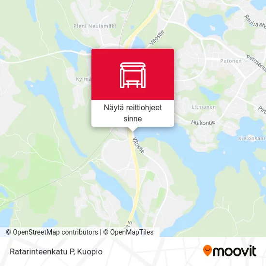 Ratarinteenkatu P kartta
