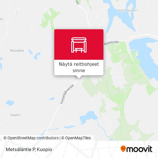 Metsäläntie P kartta