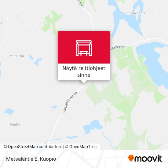 Metsäläntie E kartta