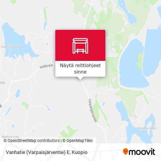Vanhatie (Varpaisjärventie) E kartta