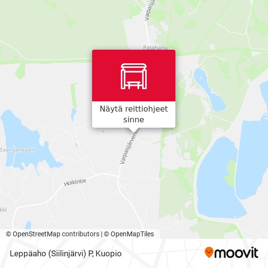Leppäaho (Siilinjärvi) P kartta