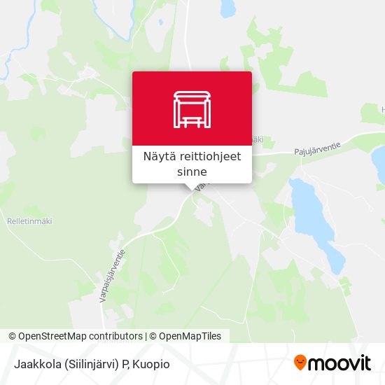 Jaakkola (Siilinjärvi) P kartta