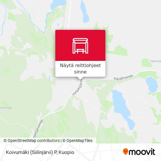 Koivumäki (Siilinjärvi) P kartta