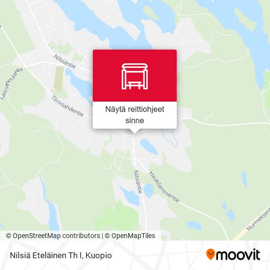 Nilsiä Eteläinen Th I kartta