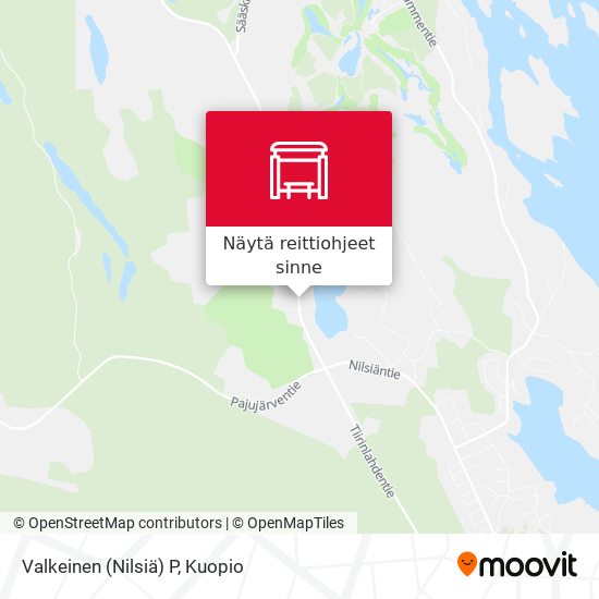 Valkeinen (Nilsiä) P kartta